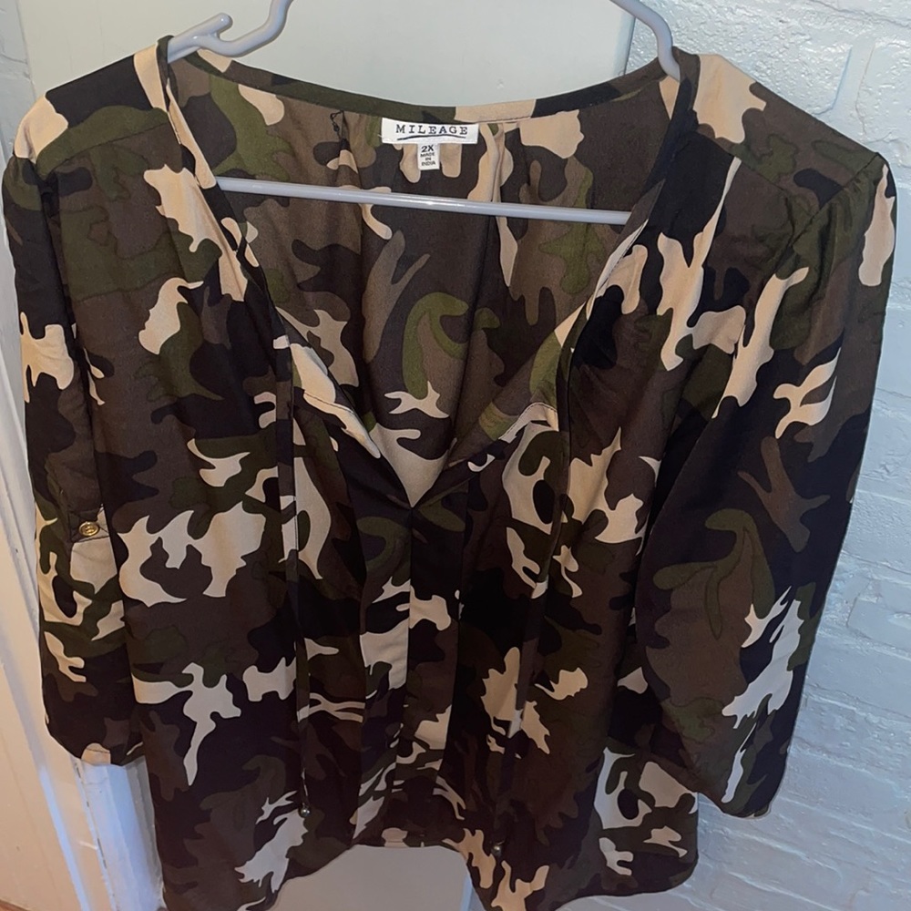 Camo Blouse